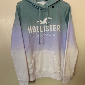 Hollister Blue Ombré Hoodie